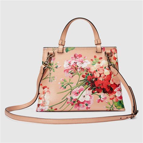 Gucci Bamboo Daily Blooms medium top handle bag